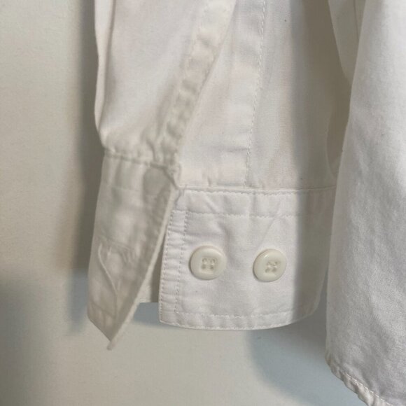 Vintage Woolrich 2272 White Embroidered Cotton Button Down Size Large - Picture 10 of 10